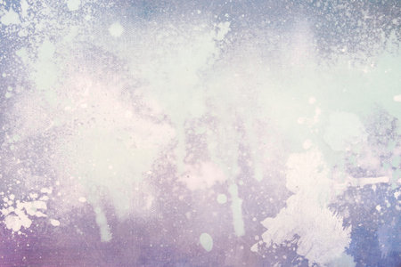 Splattered grungy canvas background or texture
