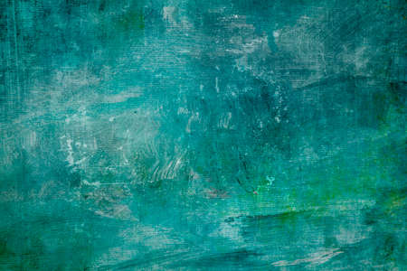 Splattered colors on canvas, grungy  background or textureの写真素材