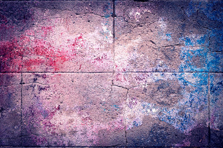 Old wall with peeling paint, grungy background or texture