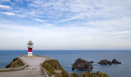 Cabo Ortegal lighthouse in Galicia, Spain
