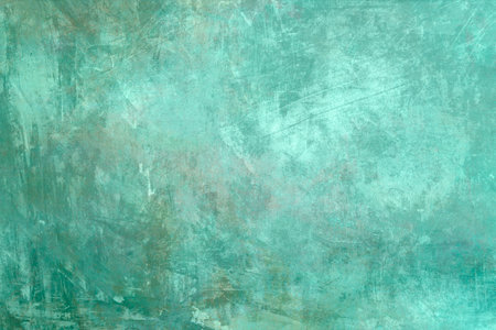 Aquamarine backdrop grunge background or textureの写真素材