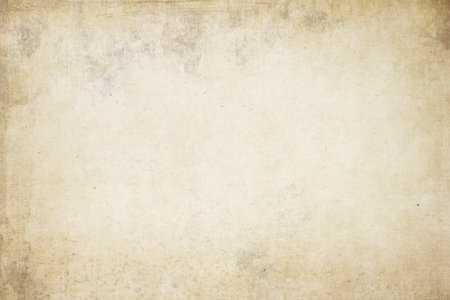 Old worn blank parchment paper texrture or backgroundの写真素材