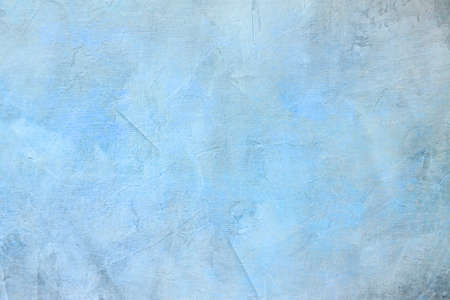 Blue abtract painting background canvas textureの写真素材