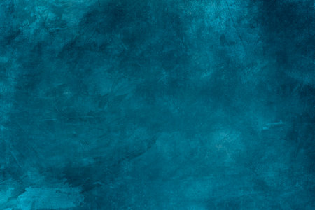Blue grunge backdrop or textureの写真素材