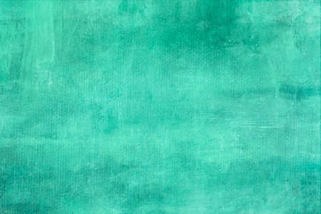 Green turquoise painting backdrop grunge background or textureの写真素材