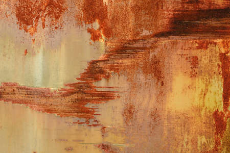 Old worn corroded metal grunge background or textureの写真素材