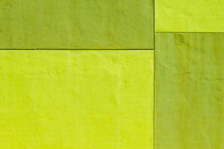 Green painted plaster wall, geometric abstract backgroundの写真素材