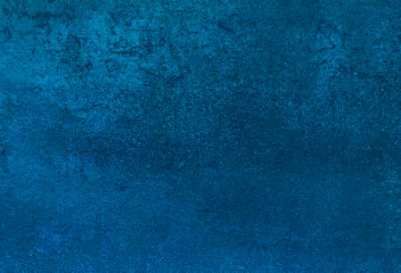 Blue plastered wall grunge texture or backgroundの写真素材