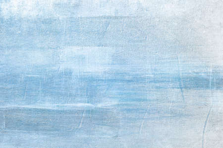 Pale blue canvas painting backgoundの写真素材