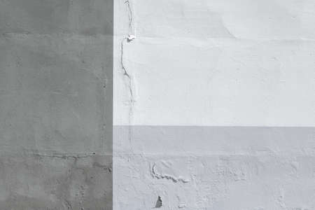 Gray finish plaster wall, modern architecture detail, geometric abstract backgroundの写真素材