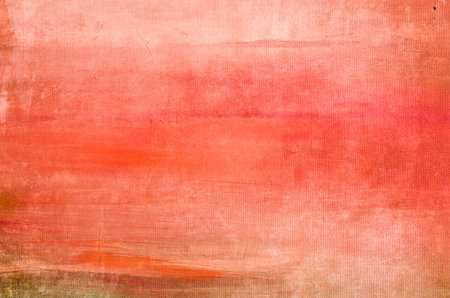 Red abstract canvas painting background or texture