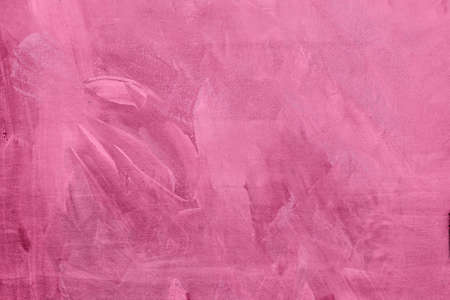 Pink painting on canvas abstract background or textureの写真素材
