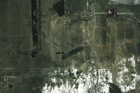 Old weathered blank metal panel grunge background or textureの写真素材