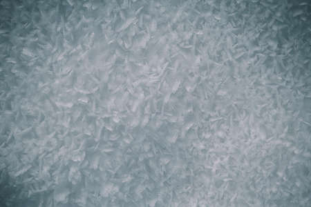 Ice crystals texture after snowfall, wintry nature backgroundの写真素材