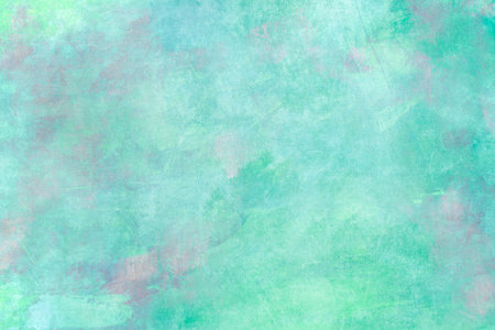 Pale green painted canvas abstract background or textureの写真素材
