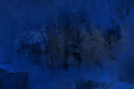 Blue stained abstract painting grunge background or textureの写真素材