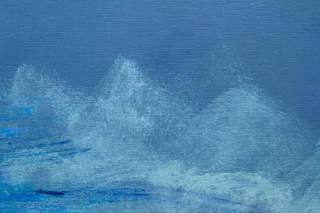 Blue stained abstract painting grunge background or textureの写真素材