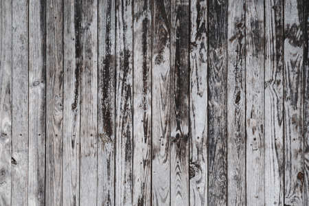 Old distressed wooden planks wall rustic background or textureの写真素材