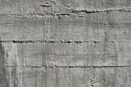 Raw exposed concrete formwork wall grunge textureの写真素材