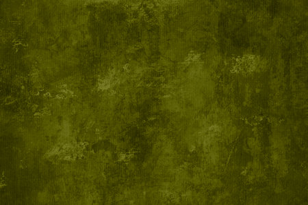 Green painted canvas texture grunge backgroundの写真素材