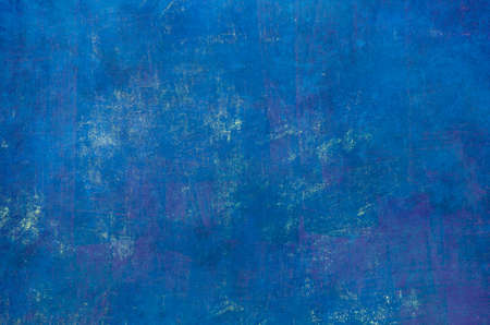 Old blue painted wall texture grunge backgroundの写真素材