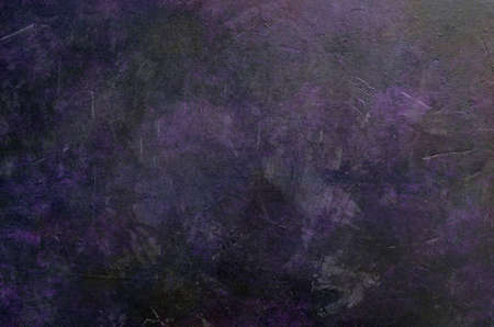 Violet stained stucco wall grunge backgroundの写真素材