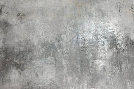 Grey stained canvas grunge backgroundの写真素材