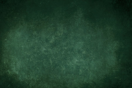 Pine green grunge background with dark vignette borders and grungy textureの写真素材