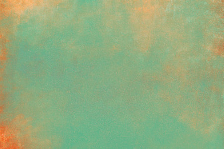 Aquamarine colored grunge corroded textureの写真素材
