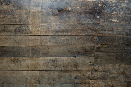 Old rustic wooden floor grunge backgroundの写真素材