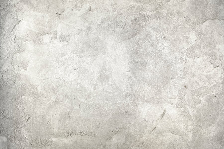 Old white limewashed wall texture, grunge backgroundの写真素材