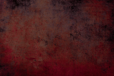 Red grunge background, stained overlayの写真素材