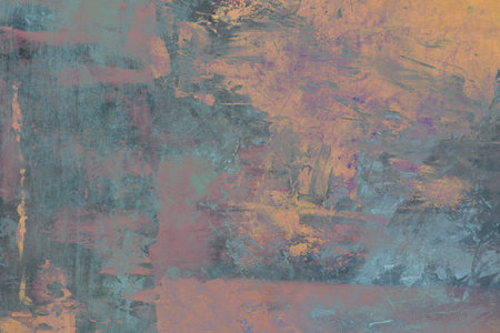 Acrylic abstract painting background, muted tones, grunge texturesの写真素材