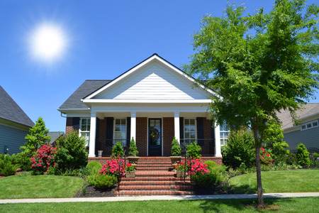 Brand New, New England Style Cape Cod Dream Homeのeditorial素材