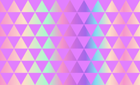 Triangles Pattern, Holographic Textureのイラスト素材