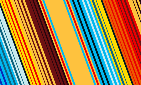 Colorful Mexican Sarape, Patternのイラスト素材