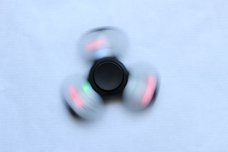 Toy stress spinner for child and adult colorfulの写真素材