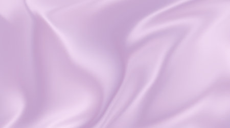 Soft, flowing texture resembling draped silk. Delicate lilac or lavender color. Dreamy, ethereal appearance with soft focus. Visible folds and gentle wrinkles. Abstract backgroundの写真素材