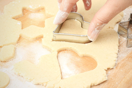 Making cookies, shallow depth of field photo