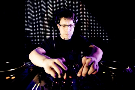 DJ in the clubの写真素材