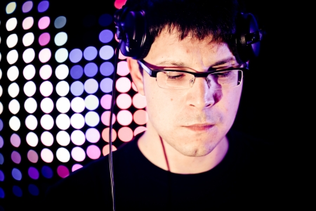 DJ in the clubの写真素材
