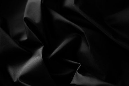 Black silk texture backgroundの写真素材
