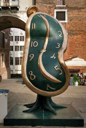 Verona, Italy - November 1st 2019: Salvador Dali exhibition in the streets of Verona, Italyのeditorial素材