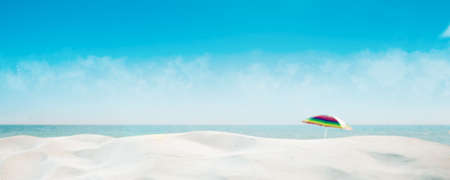 panoramic background of the sea coastの写真素材