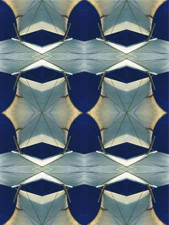 Sails against sky kaleidoscopeの写真素材