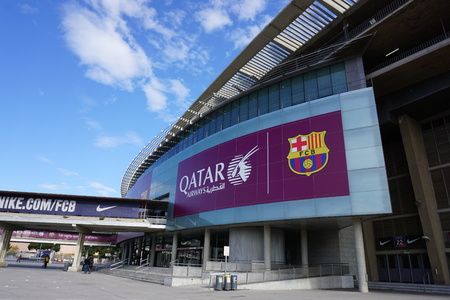 Camp Nou stadiumのeditorial素材