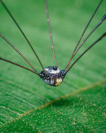 Small insect perched on the leaf of a plant