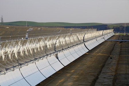 solar plant taking advantage of our most valued resourceの写真素材