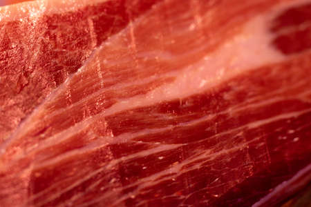 hand cut spanish iberico hamの写真素材