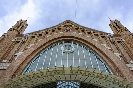 Valencia, Spain - August 10, 2016: Colon Market in the old town of Valencia.のeditorial素材